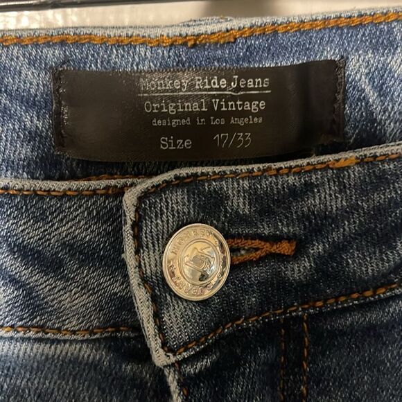Monkey ride distressed skinny size 17/33 - Picture 5 of 8